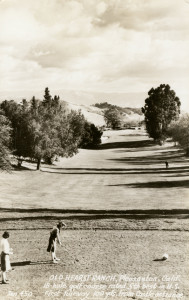 First Fairway at Old Hearst Ranch, Pleasanton, California, 18-hole golf course rated 5th best in the United States.    